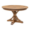 Norris Round Hickory Wood Extending Dining Table | HC