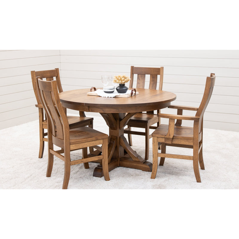 Anaheim Hickory Wood Side Dining Chair | HC