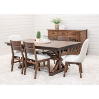 Modern Farmhouse Hickory Wood Wine Buffet | BV
