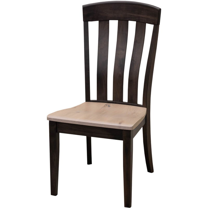 Orchid Black & Wood Side Dining Chair | M-DK&RWO-SW