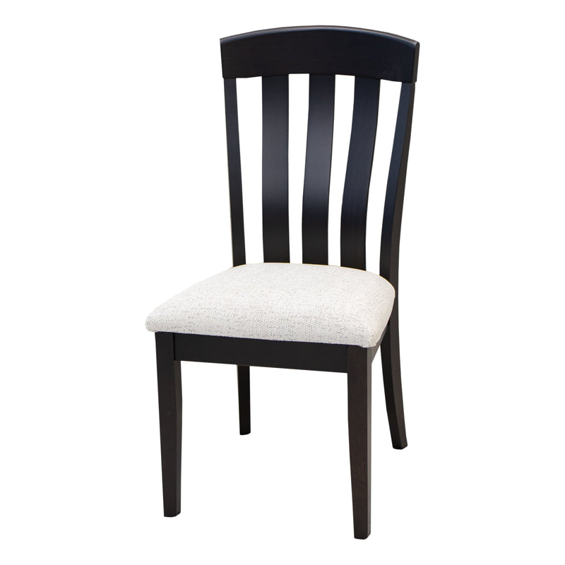 Orchid Maple Wood Side Dining Chair with Fabric Seat | EB