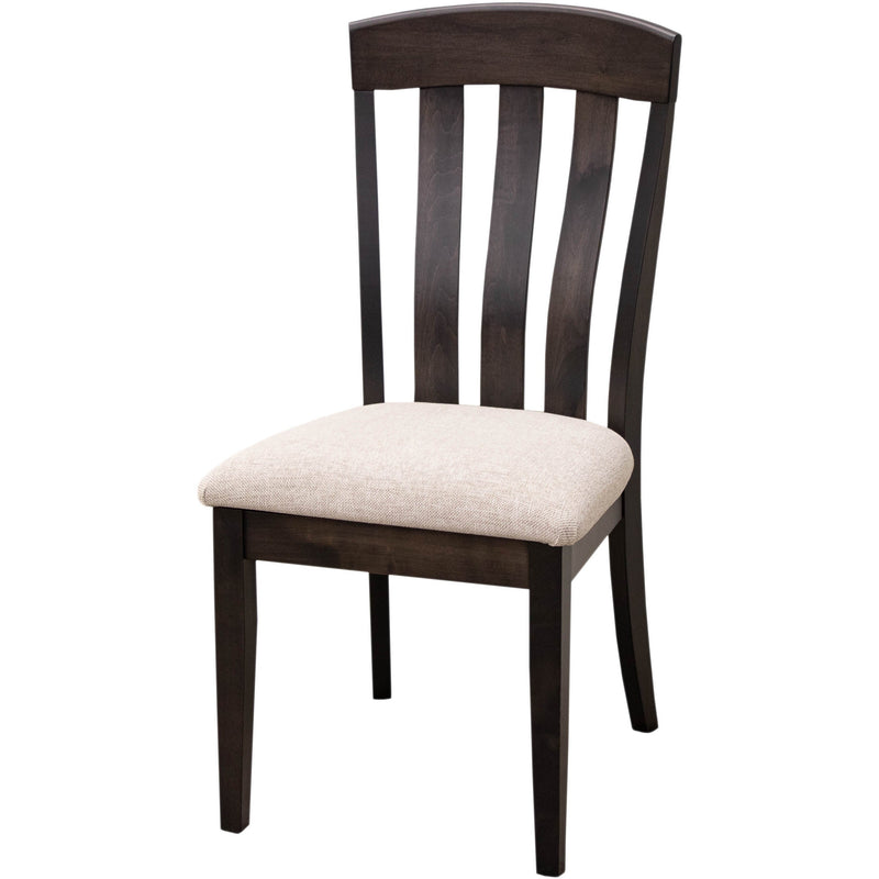 Orchid Maple Wood Side Dining Chair with Fabric Seat | DK