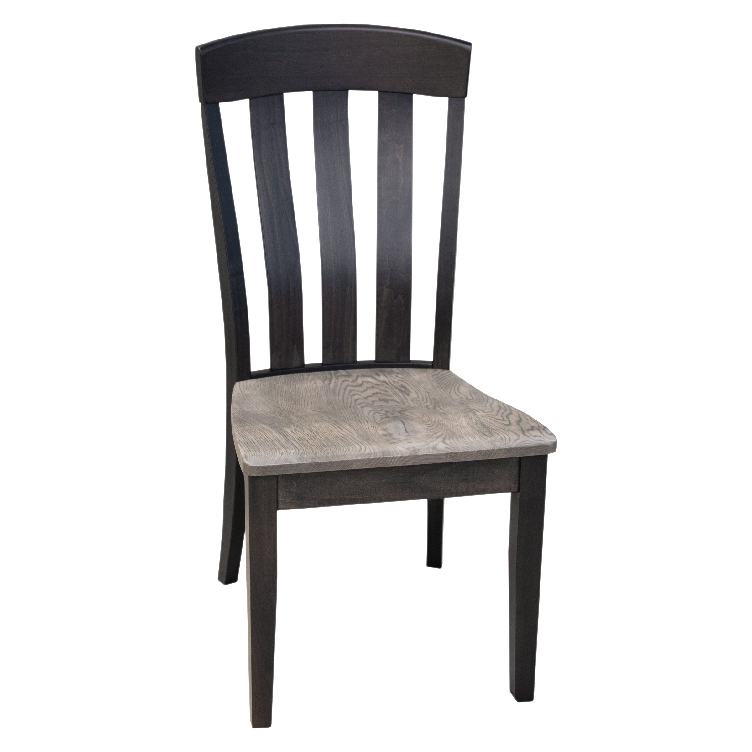Orchid Black & Wood Side Dining Chair | M-DK&RWO-GRB