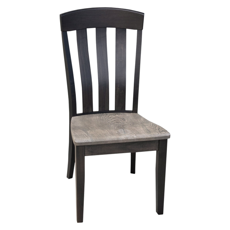 Orchid Black & Wood Side Dining Chair | M-DK&RWO-GRB