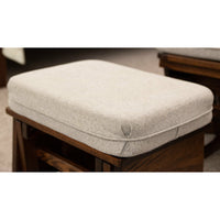 Amish Mission Oak Wood Swivel Glider Rocker & Ottoman | ASB-4274-K