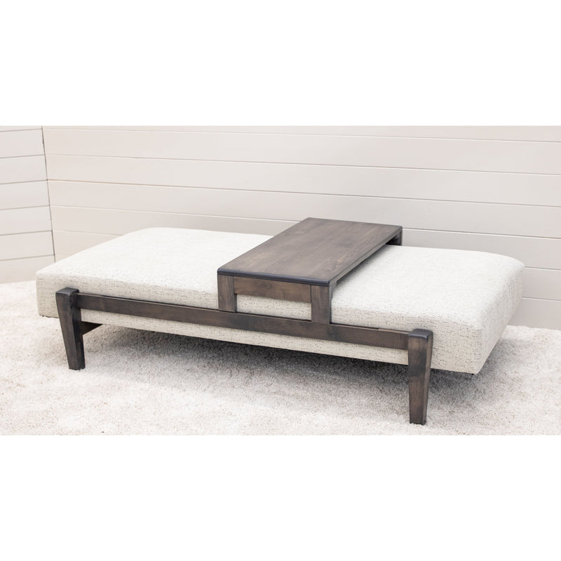 Amish Ottoman with Sliding Tray