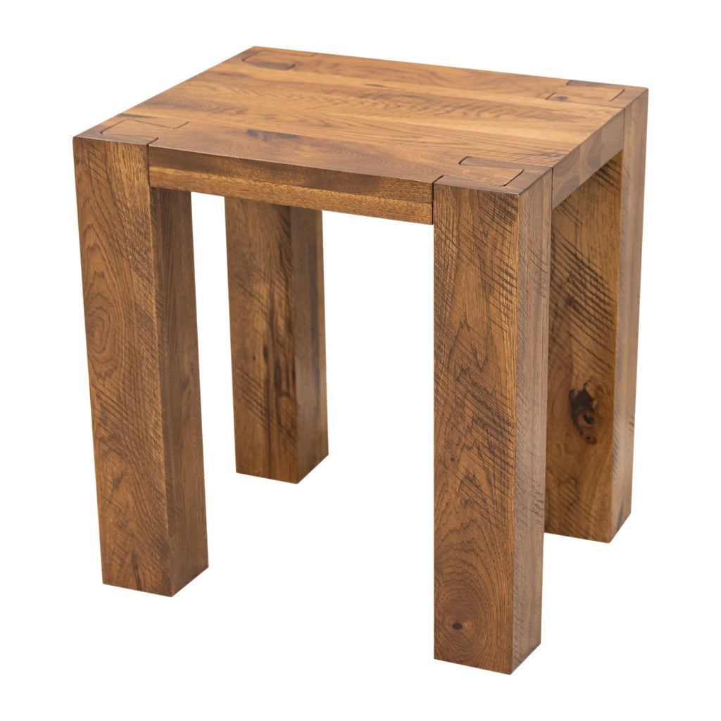 Timberstone Hickory Wood Square End Table | HC – Yoder Signature Furniture