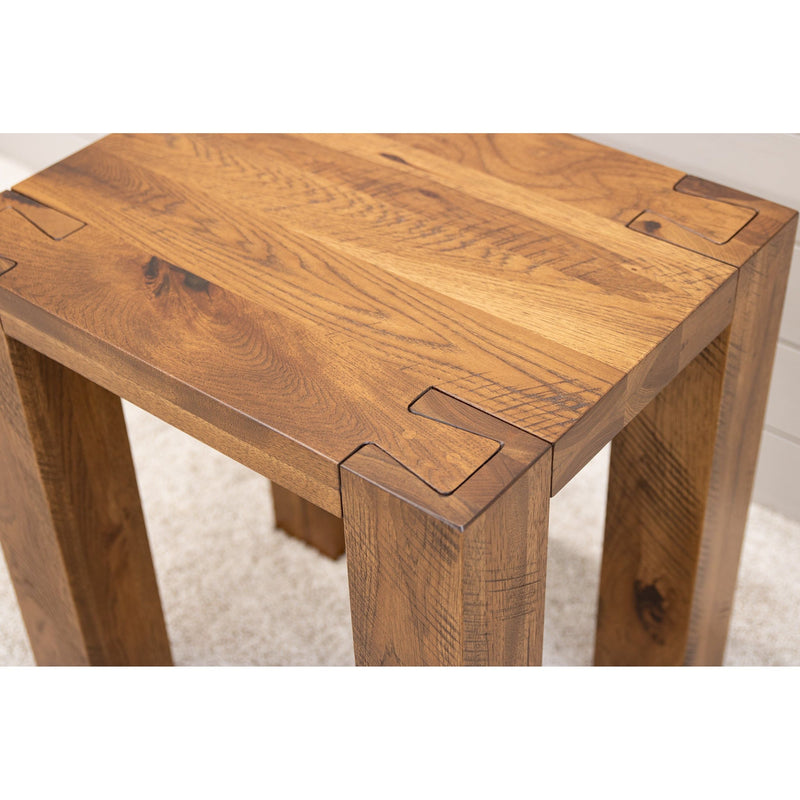 Timberstone Hickory Wood Square End Table | HC