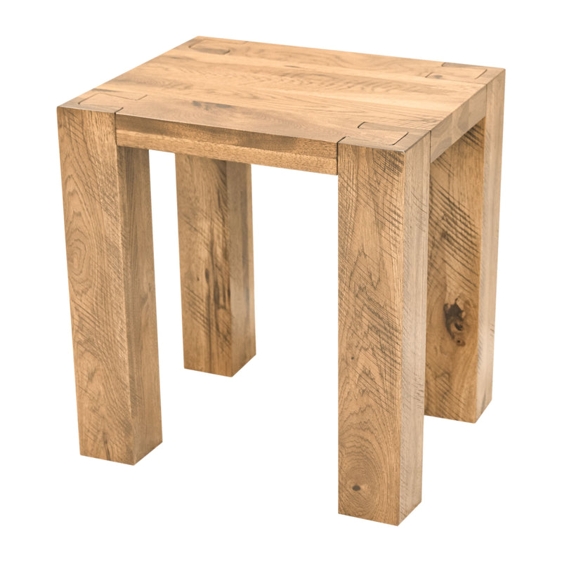 Timberstone Hickory Wood Square End Table | WB