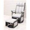 Pennsylvania High Back Upholstered Swivel Glider & Ottoman | M-GS