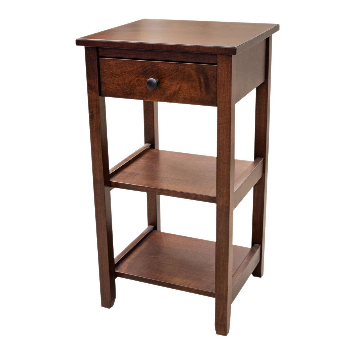 Basic Square Phone Stand Patton Maple Wood Square Phone Stand | RT – Yoder Signature Furniture