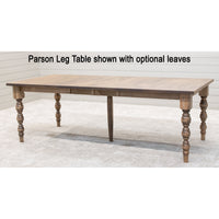 Patterson Turned Leg Cherry Wood Large Extending Dining Table | MC