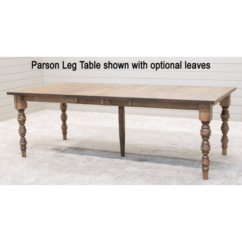 Patterson Turned Leg Cherry Wood Large Extending Dining Table | MC