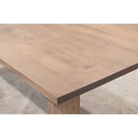 Patterson Turned Leg Maple Wood Large Extending Dining Table | WB