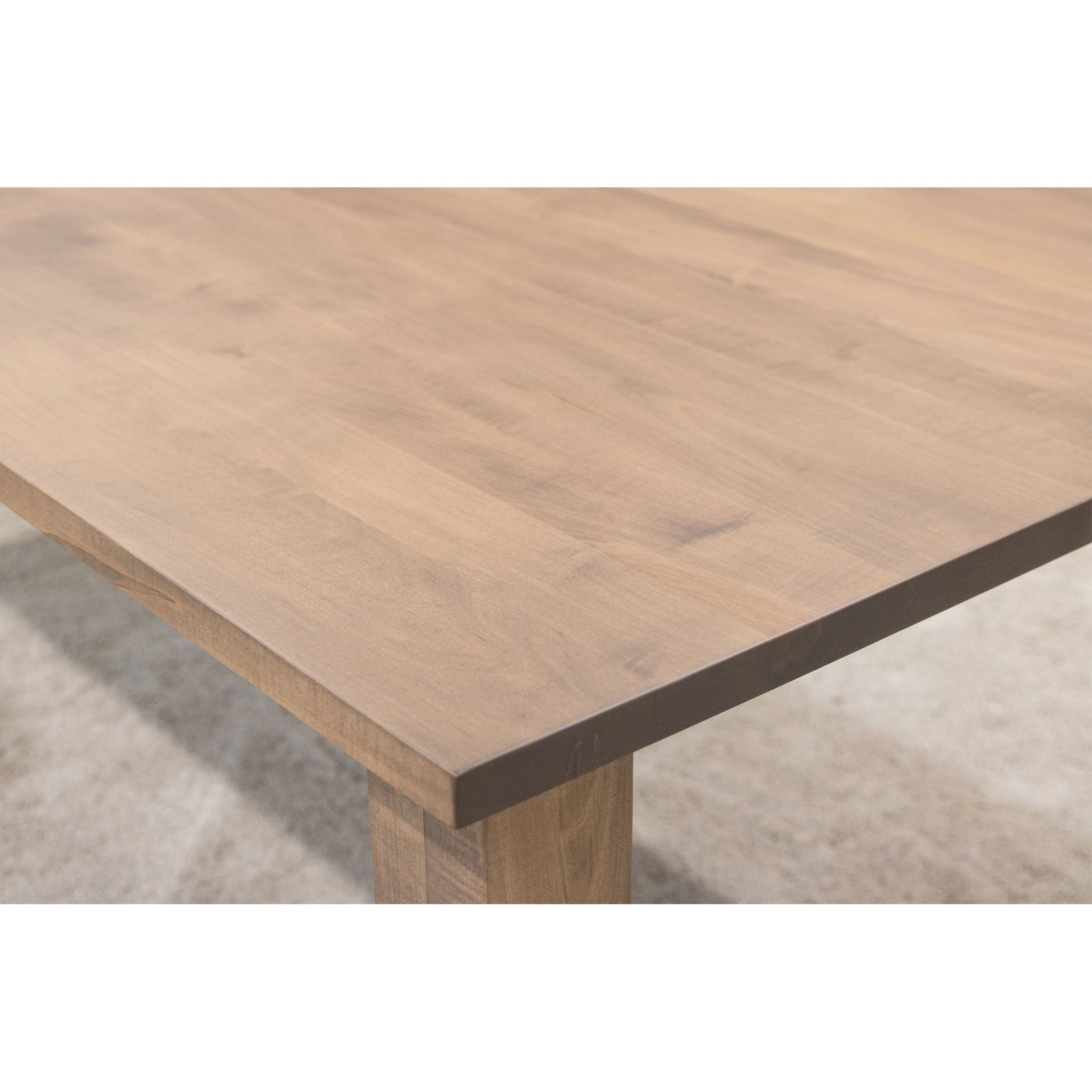 Patterson Turned Leg Maple Wood Large Extending Dining Table | WB