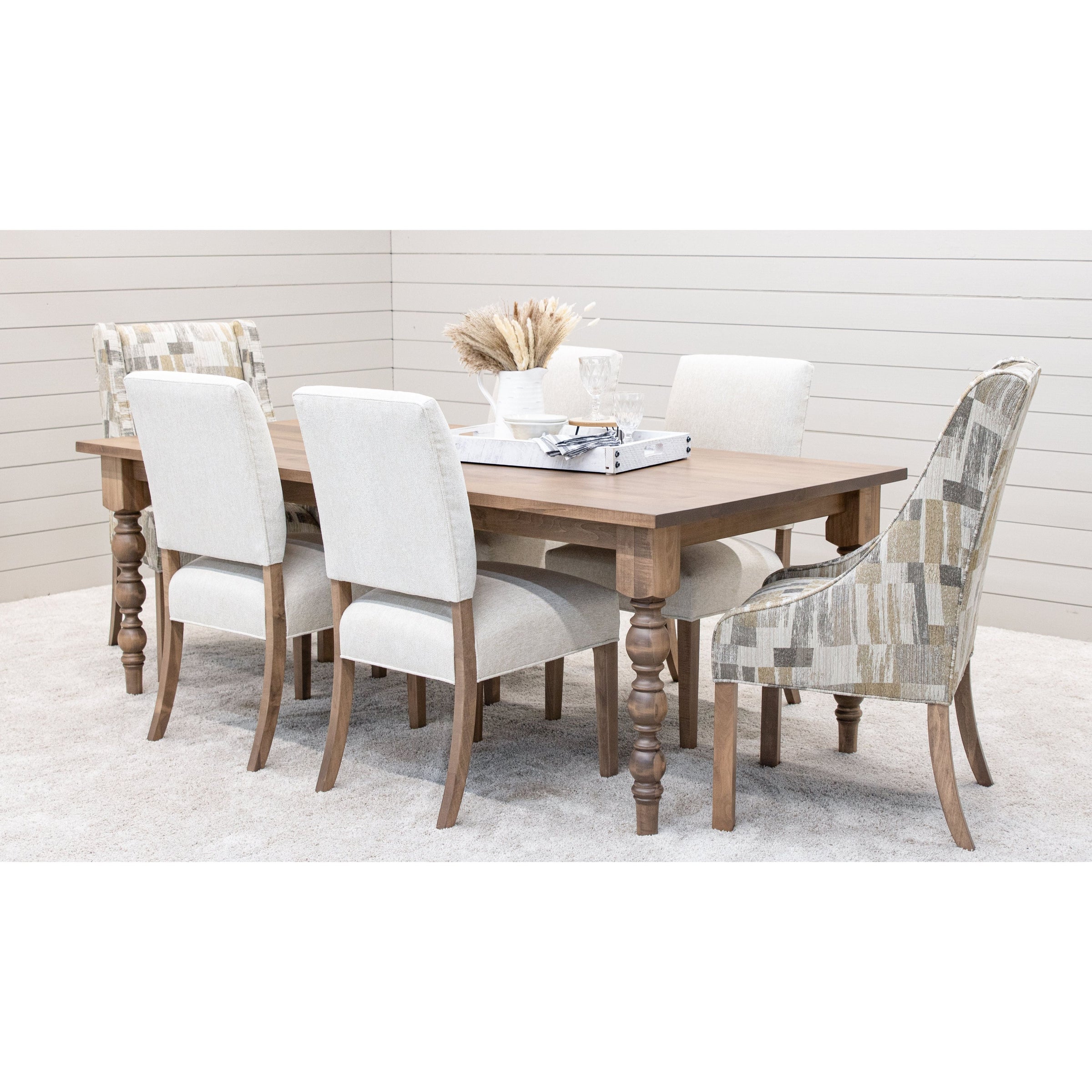 Portals Open Back Upholstered Dining Chair | C22-6