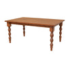Patterson Turned Leg Cherry Wood Large Extending Dining Table | MC