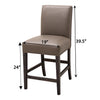 Portal Enclosed Back Upholstered 24" Bar Stool | 22-43