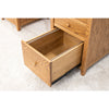 Princeton Oak Wood Desk with Hutch Top | FW