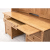 Princeton Oak Wood Desk with Hutch Top | FW