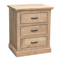 Walnut Creek Amish 3-Drawer Nightstand