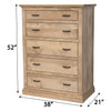 Walnut Creek Amish Chest of Drawers