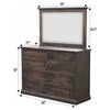 Walnut Creek Amish 8-Drawer Tall Dresser