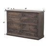 Walnut Creek Amish 8-Drawer Tall Dresser