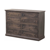 Walnut Creek Amish 8-Drawer Tall Dresser