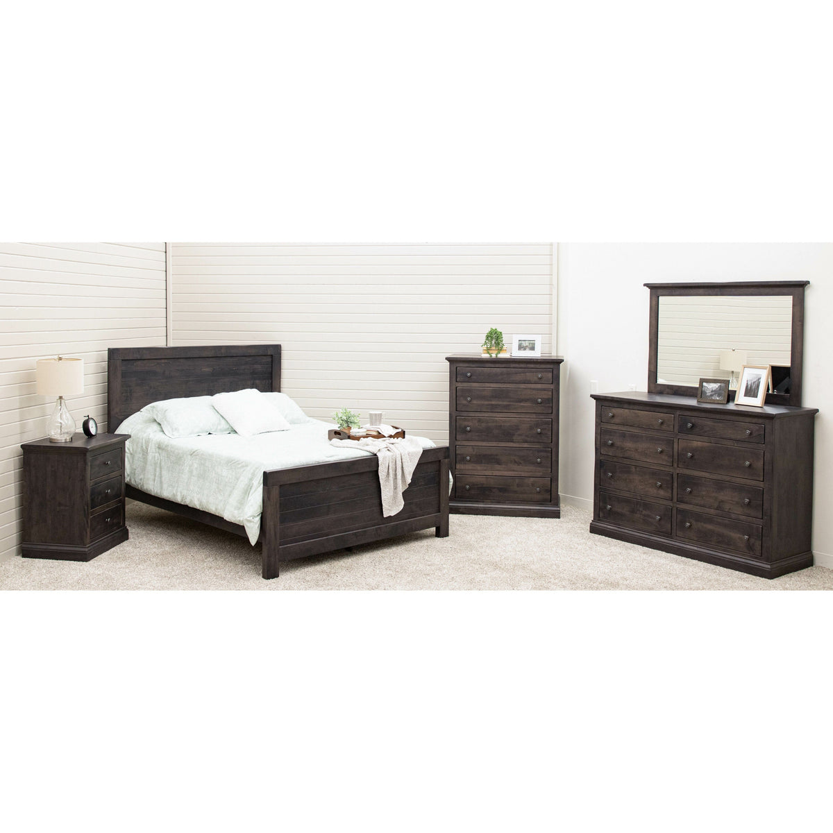 Walnut Creek Amish Storage Platform Bed