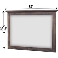 Walnut Creek Amish Dresser Mirror