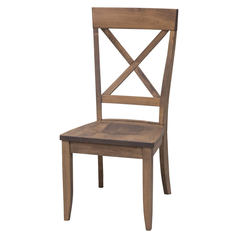 Parish X Back Maple Wood Side Dining Chair | CO