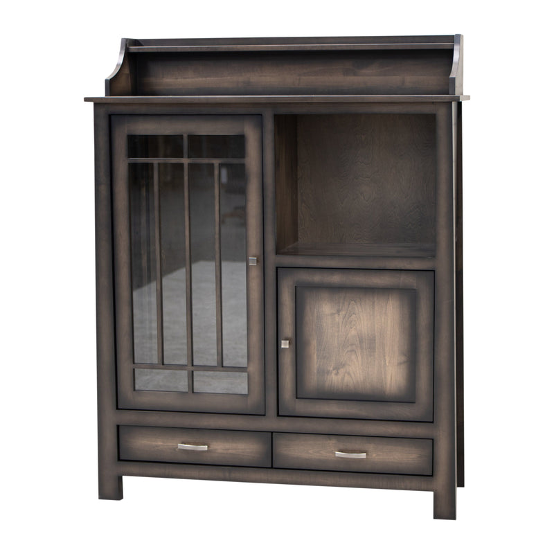 YSF Pottery Pantry Maple Wood Cabinet | SP-Burn