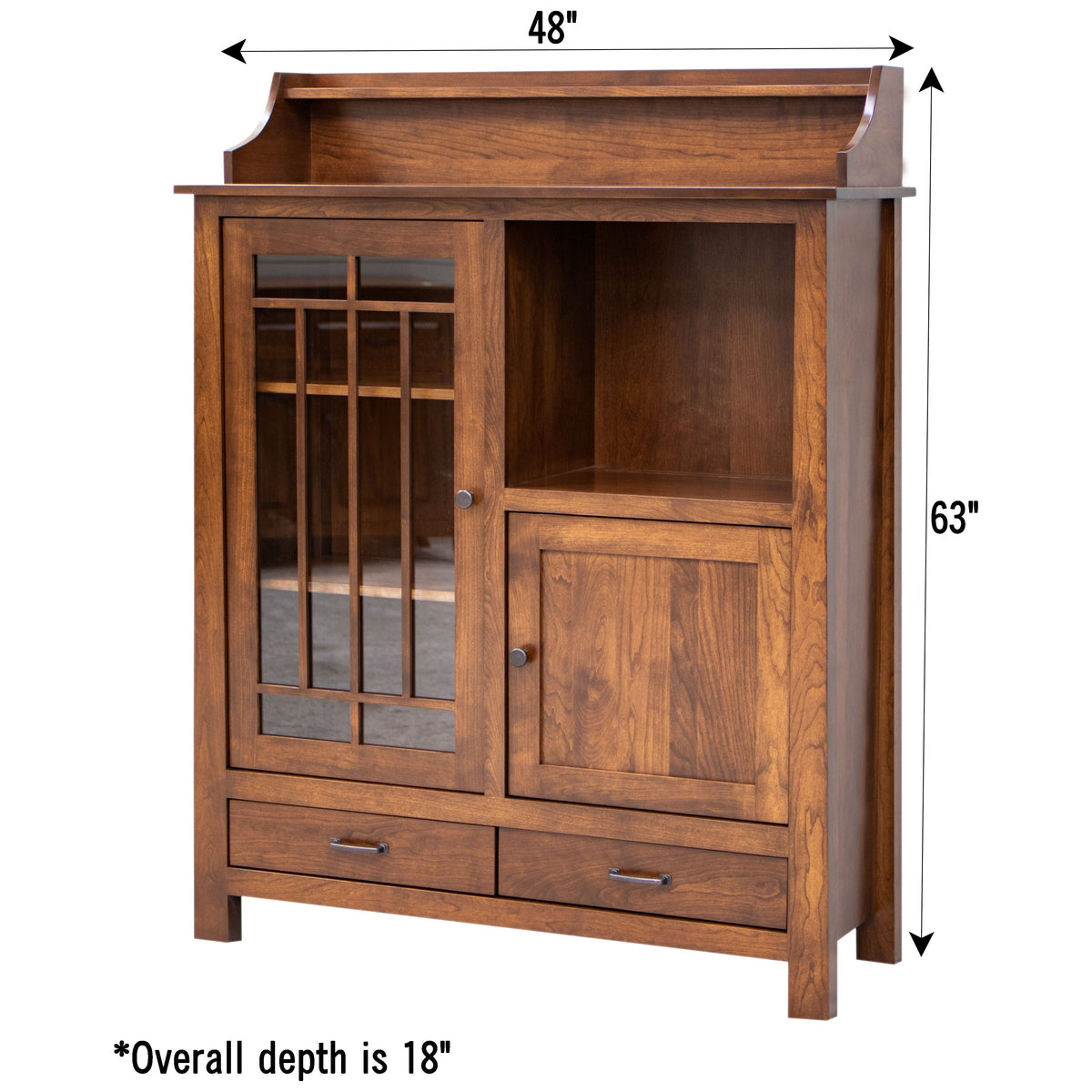 YSF Pottery Pantry Elm Wood Cabinet | MC