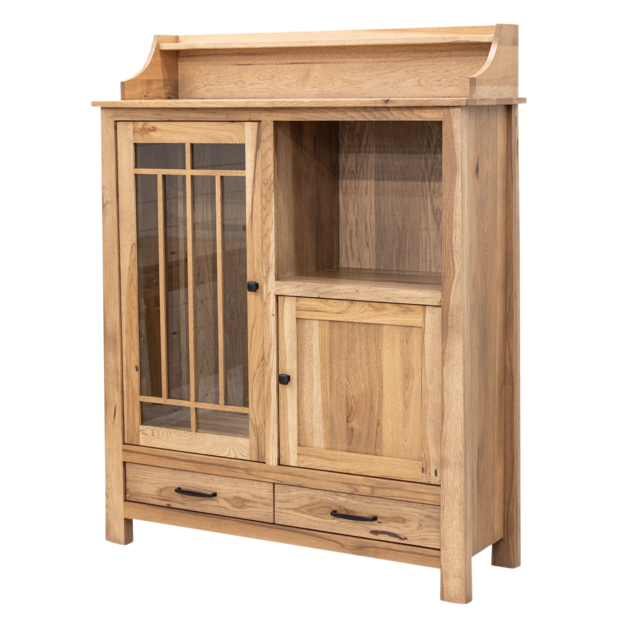 YSF Pottery Pantry Hickory Wood Cabinet | WB