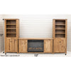 Dover Solid Hickory Wood Bookcase with Doors | WB