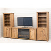 Dover Solid Hickory Wood Bookcase with Doors | WB