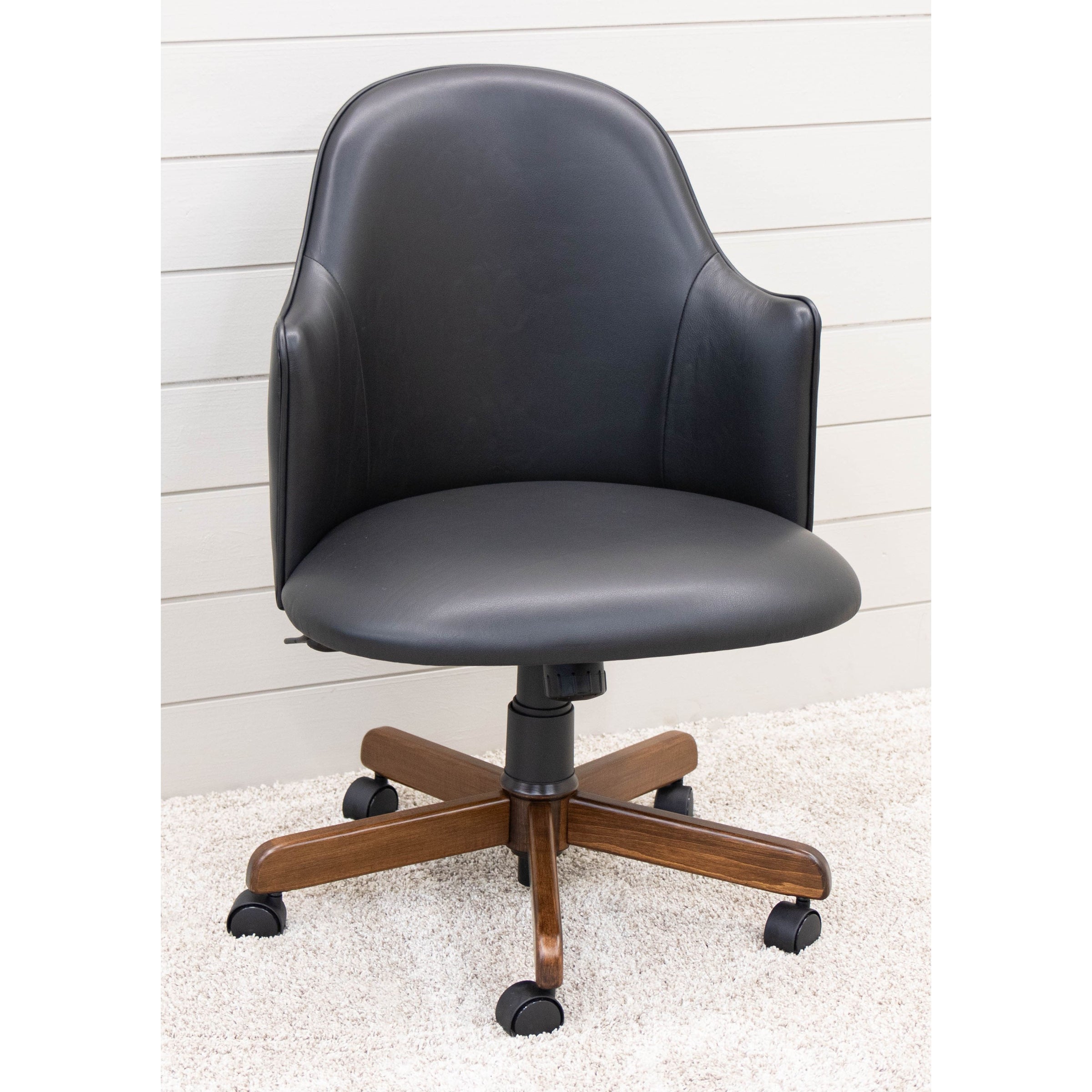 Dover Black Faux Leather Office Chair | M-ASB