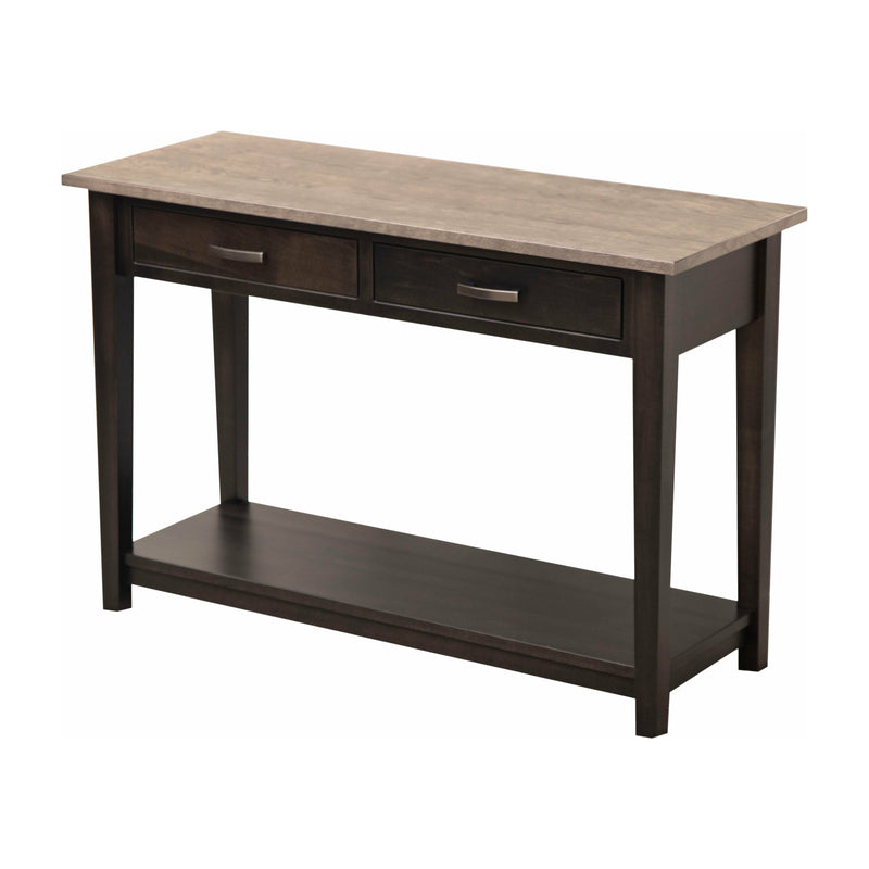 Dover Black & Wood Open Sofa Table | M-DK&RWO-SB