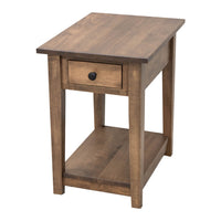 Dover Maple Wood Small Rectangle Open End Table | CO