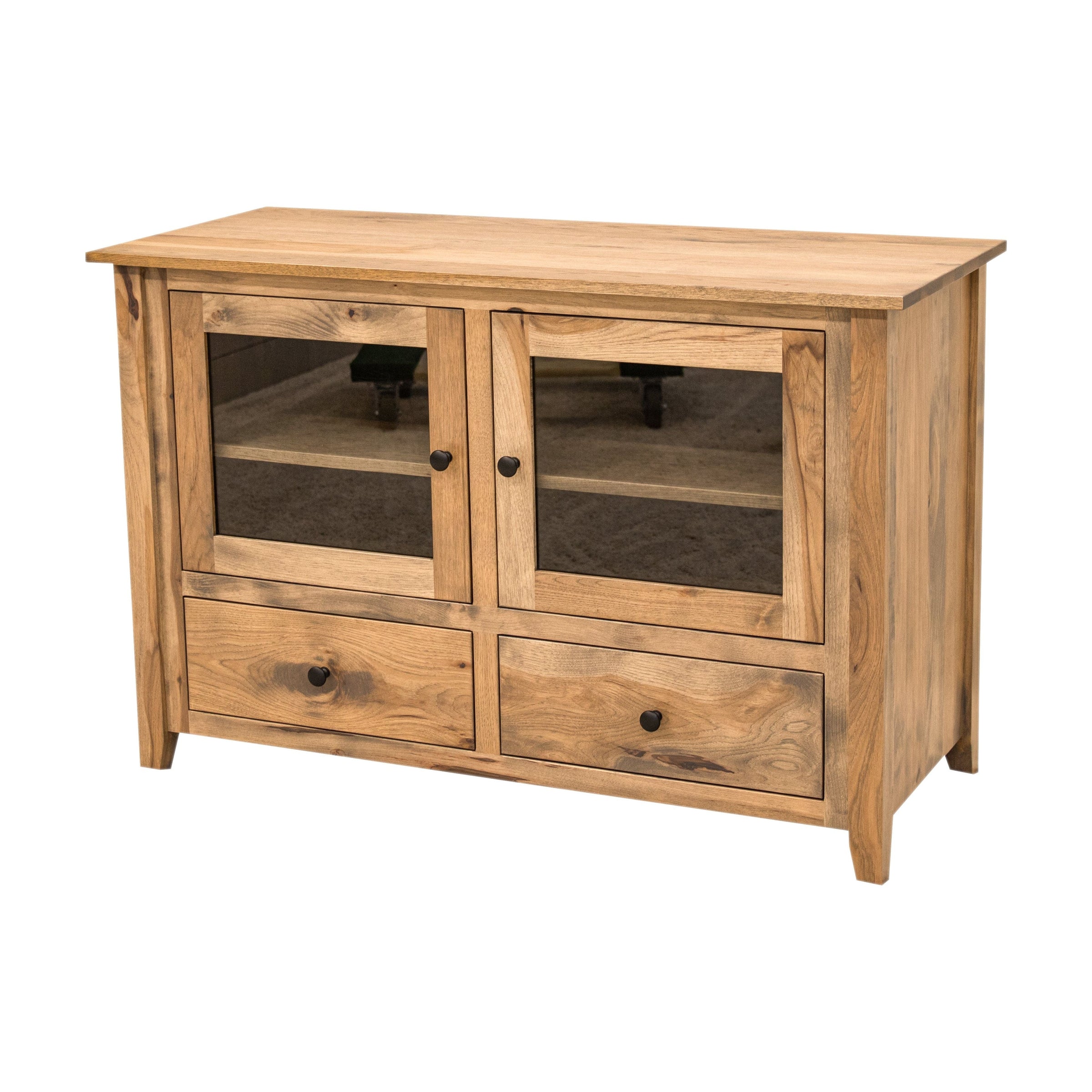 Dover 48" Hickory Wood TV Console | WB