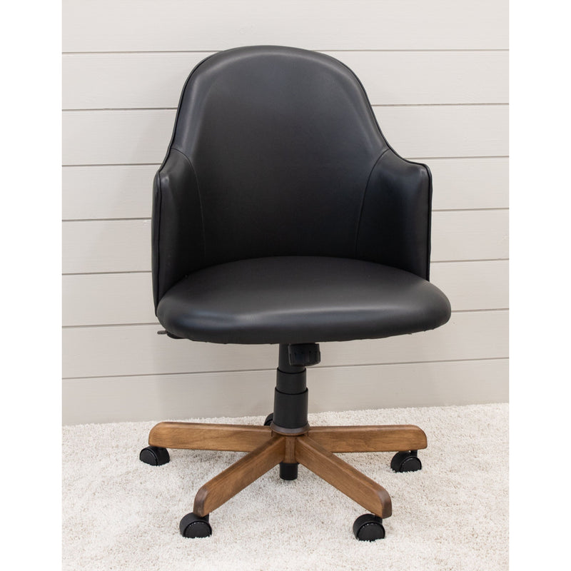Dover Black Faux Leather Office Chair | M-CO