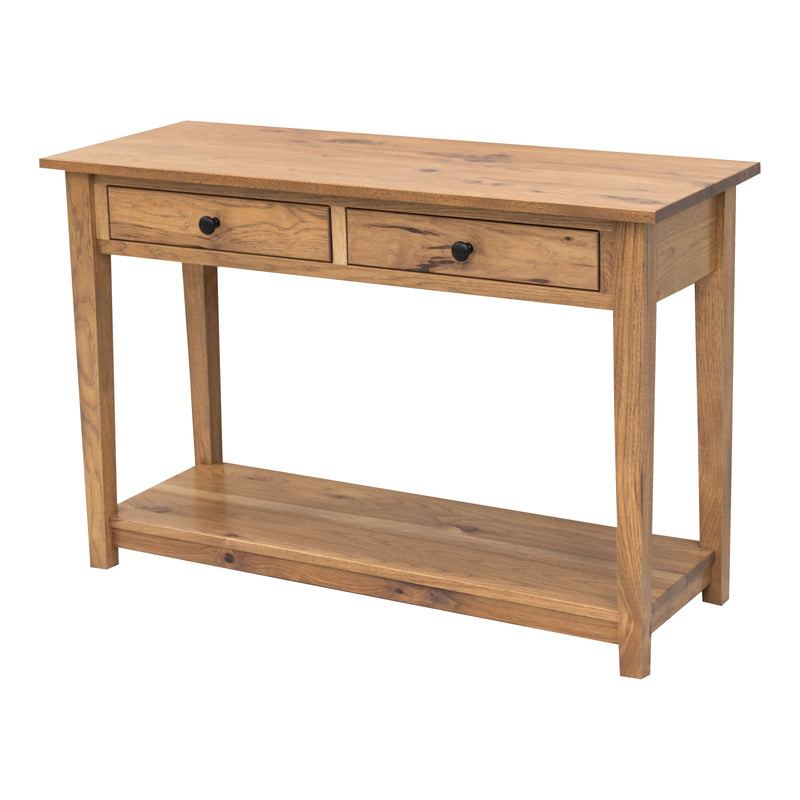 Dover Hickory Wood Open Sofa Table | WB