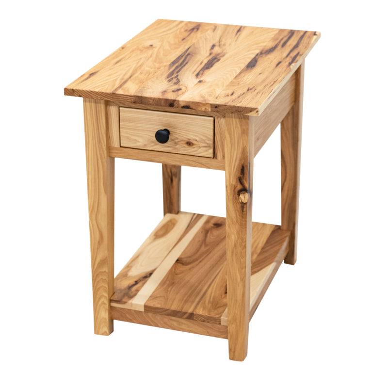 Dover Hickory Wood Small Rectangle Open End Table | NAT