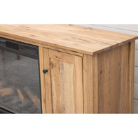 Dover Solid Hickory Wood Bookcase with Doors | WB