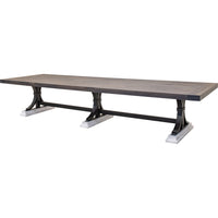 Rockport Large White & Wood Conference Table | M-AV&GS