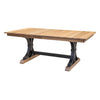 Rockwood Hickory Wood Extending Dining Table | WB