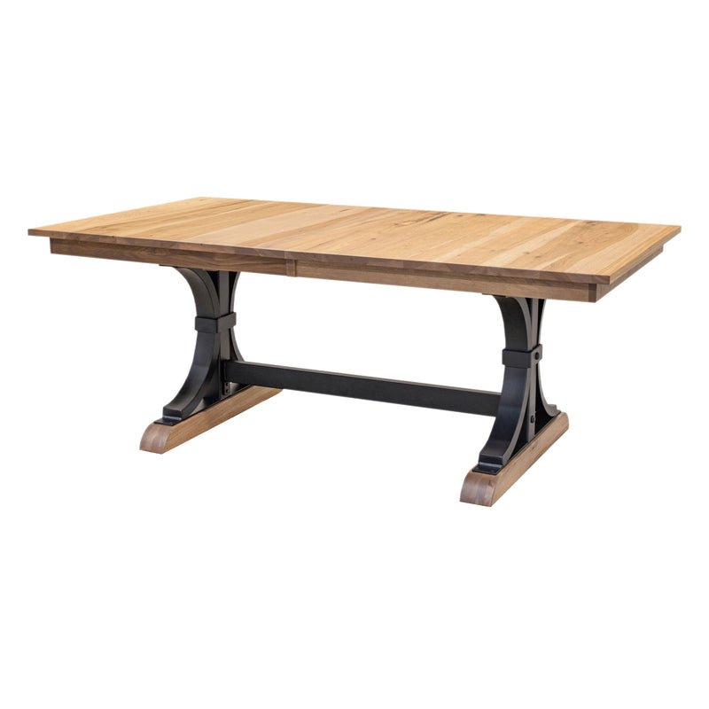 Rockwood Hickory Wood Extending Dining Table | WB