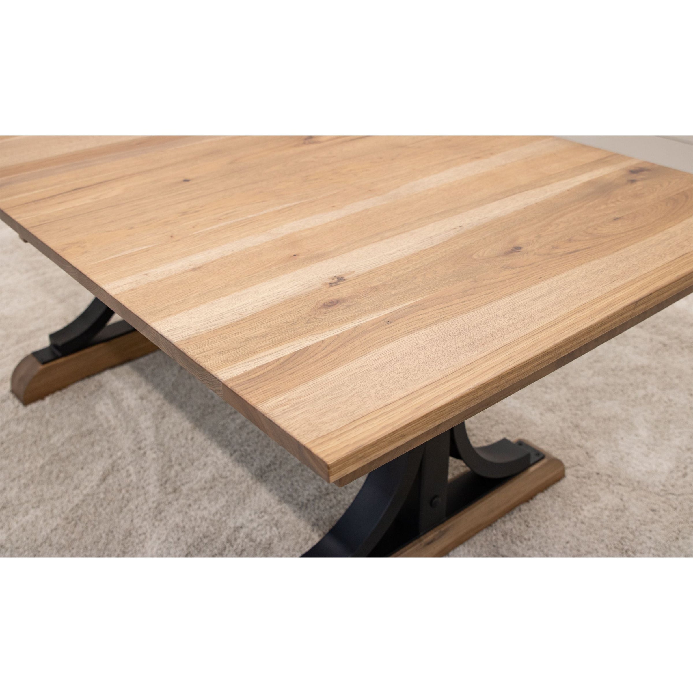 Rockwood Hickory Wood Extending Dining Table | WB