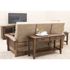 Augusta Walnut Wood Open Sofa Table | CO